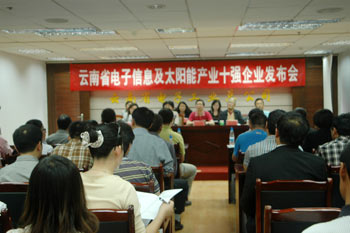 云南省电子信息行业协会发布会 云南省电子信息行业协会发布会